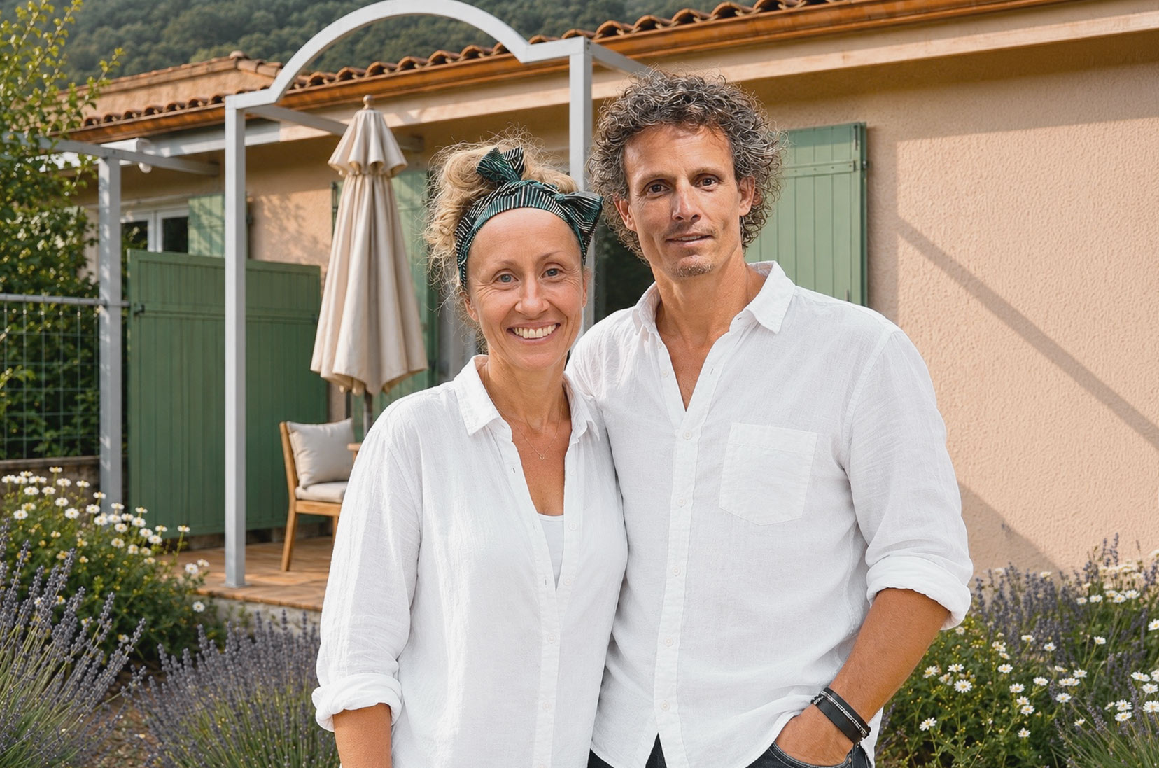 Laurent et Amélie, famille d'accueil — location curiste Digne-les-Bains Vallon des Sources