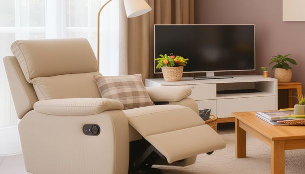 Salon lumineux – location cure Digne-les-Bains